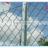 Chain link fence panels for swimming pool sports field