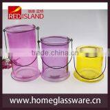 Colorful Hanging Glass Jar for Candle thumbnail-2