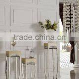 Hot Sale Luxury Design Used Stainless Steel Bar Stools Y379 thumbnail-1