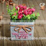 Popular Envoirmental Cement Decorative Plant Pots Indoor thumbnail-5