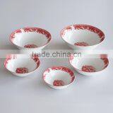 Mixing Bowl With Decal Printing, Porcelain Bowl Set thumbnail-4