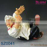 Custom Decorative Funny Polyresin Wine Bottle Holder thumbnail-1