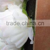 Artificial Silk Ombre Flower Wall With Wood Panel for Wedding Decoration thumbnail-2