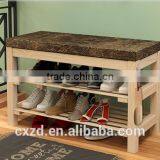 2016 Hot Selling Wooden Shoes-changing Bench thumbnail-1