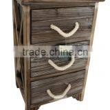 Rustic Furniture Drawer Cabinet Unfinished Wood Furniture Wholesale thumbnail-1