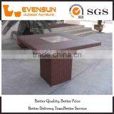 5PC Multi-function Club Room PE Rattan Dining Set Wicker Furniture thumbnail-6