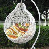 Fashionable Round Indoor Rattan Wicker Swing Chair thumbnail-1