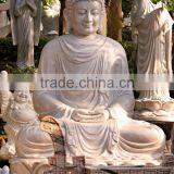 Outdoor Decoration Hand Carved Buddha Vietnam Marble Sculptures