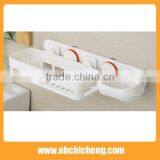 High Quality Bath Accessories Holder Plastic Storage Holder Wall Mounted Shelf thumbnail-3