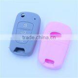 Factory Supply Silicone Car Key Cover Case for Hyundai I30 3 Buttons thumbnail-2