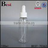 130ml Best Sellers Cosmetic Water Toner Clear Spray Bottle High Quality Round Shoulder Pet Plastic Bottle Spray Cheapest thumbnail-6