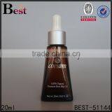 20ml Amber Pyramid Shape Brown Glass Dropper Bottle for Essential Oil thumbnail-1