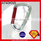 For Mountain Climbing 24KN Straight Gate Aluminum Carabiner For Rescue thumbnail-1