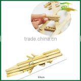 Bamboo Hanger With 16 Clips/pegs for Clothes Sock thumbnail-3