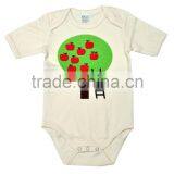 Newborn Baby Bodysuit 100% Organic Cotton White Baby Clothing Summer Style Sleeveless Clothes thumbnail-2