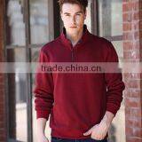 Hot Sale Men Half Zip Fleece Jumper Golf Hoodies Man Fleece Jacket thumbnail-4