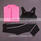 Spandex Women Sexy Fitness Yoga Wear for Women Sportswear Clothes Three Pieces thumbnail-5
