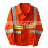 EN11612 hi Vis Two Pieces Cotton Best Quality Safety Flame Resistant Firefighting Protective Suit Jackets and Pants thumbnail-1