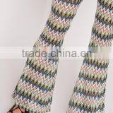 Bangkok Style Lady Wave Effect Skinny Flare Pants OEM Service thumbnail-4