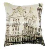 Fashion Flock Printed Cushion Cover thumbnail-1