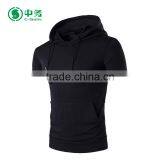 2017 Latest Design Clothing Sublimation Mens Short Sleeve Blank Pullover Hoodies thumbnail-6