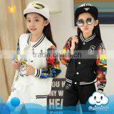 AS-590G Wholesale Frock Designs Cotton Kid Clothes Baseball Clothing Fashion Sport Children Clothing Sets