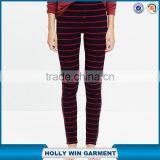 Women Fitness Striped Sleep Always Leggings