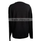 Snowman Pattern Men Pullover Black Ugly Christmas Sweater Design thumbnail-3