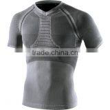 Mens Short Sleeve Spandex Compression Shirt thumbnail-5