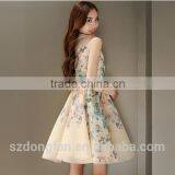 2015 Women Summer Dress Print New Fashion Casual Dresses Sleeveless Short Printed Party Girls Vestidos Femininos Hot Sale thumbnail-3