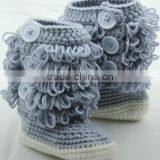 China Cheap Price Hand Knitted Baby Booties thumbnail-2