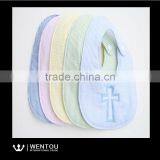 New Arrival Embroidered Seersucker Disposable Baby Bib thumbnail-1