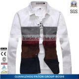 New Arrivel OEM Men Casual Contrast Color Shirt thumbnail-1