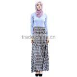 Modest Muslim Islamic Clothing Long Sleeve Hijab Dresses for Women thumbnail-3