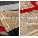 Smooth Coral Fleece Blanket Scottish Style Plush Throws thumbnail-2