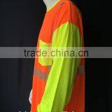 100%polyester High Performance Contrast Color 3M5510 Segmented Reflective Tape Safety T-shirt thumbnail-3