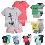 Factory supply colorful baby 3pcs clothing set
