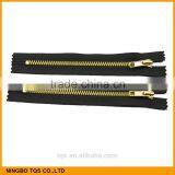 Factory Sale Aluminium Zipper Silver Gold No.3 Or No.4 C/E Metal Zippers or Zips thumbnail-2