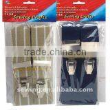 D&D Elastic Fabric for Suspenders Fashion Suspender & Buckles(No18127) thumbnail-1