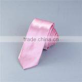 High Quality Polyester Necktie Deep Pink Ties Men Necktie thumbnail-3