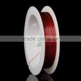 Copper Beading Wire Thread Cord Red Copper 0.3mm Dia, 4 Rolls thumbnail-1