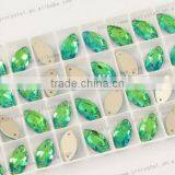 Peridot Crystal Strass Stone Sew on for Wedding Dress thumbnail-2