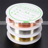 Newest Jewelry Findings 0.3mm Silver Gold Plated Copper Wire Craft Beads Jewelry Making DIY Essential Jewelry Cord thumbnail-6