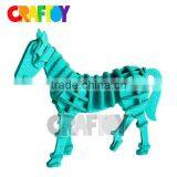 Make Your Own 3D Felt Puzzle IQ Puzzle Horse thumbnail-2