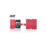 Protective Leather HTC Phone Cases HTC One M7 PU Cover With Card Slot