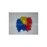 Blue Yellow Orange SF Polyester Staple Fiber 32MM - 102MM For Spinning
