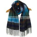 7 Colors Fashion Hot Sale Classic Blanket Oversize Wholesale Grandient Pashmina Scarf thumbnail-6