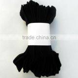 High RICH Cotton 5 or 10 PACK Solid Plain Black Mens Ankle Socks thumbnail-2