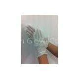 Beaded Cuff White Synthetic PVC Vinyl Gloves , Latex Free Vinyl Gloves thumbnail-1