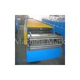 Cable Tray Double Layer Roll Forming Machine with Cr12mov Blade / 20 Groups Rollers